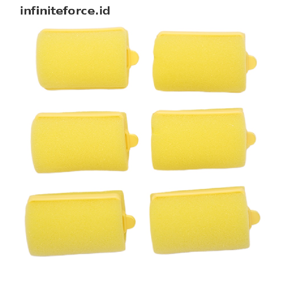 Infiniteforce.id 1 Set Roller Spons Pengeriting Rambut Gaya Vintage