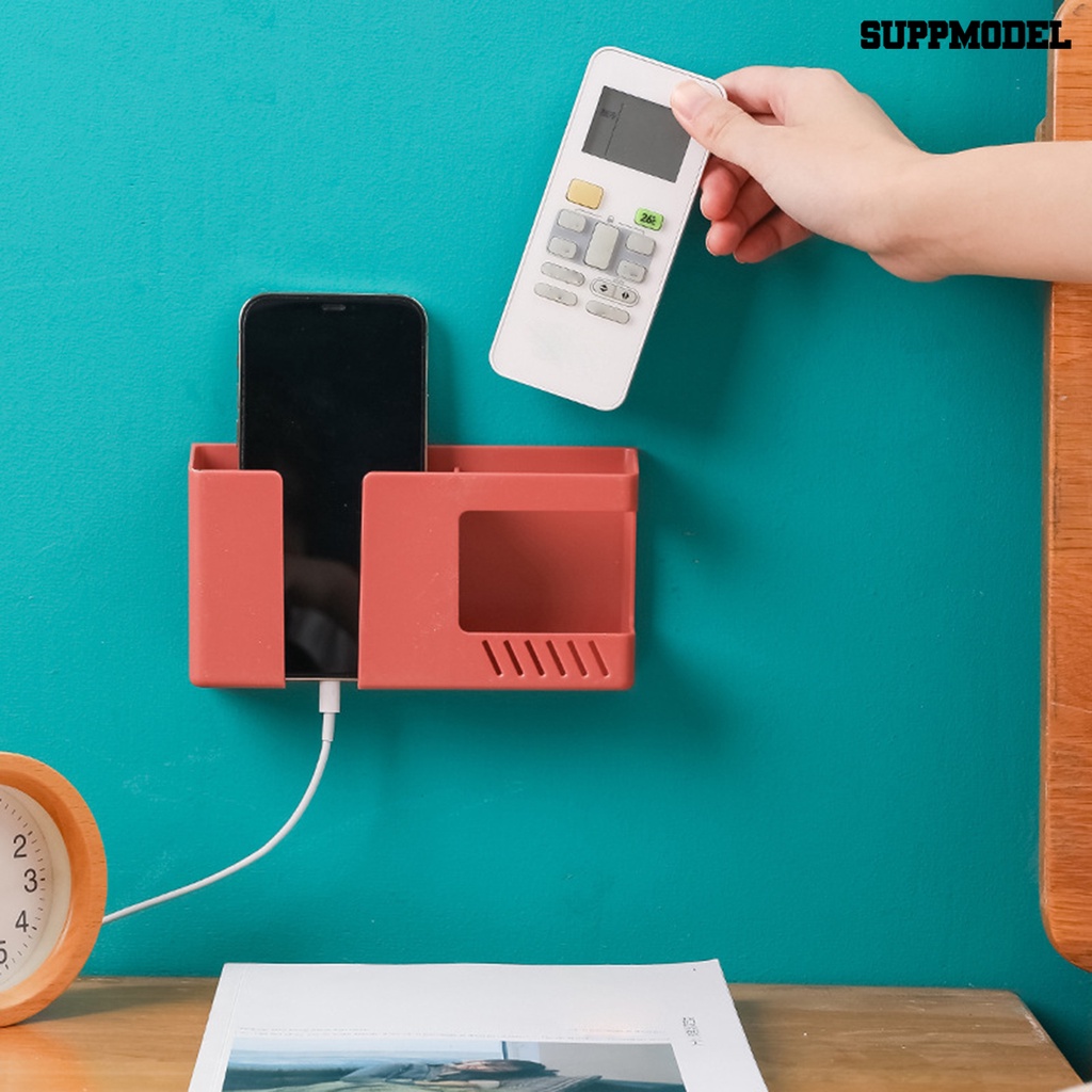 Sdl Kotak Penyimpanan Handphone / Remote Control Multifungsi Untuk Dinding Ruang Tamu