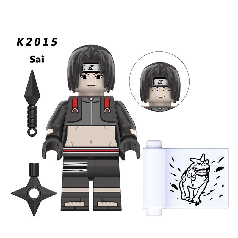mainan minifigure naruto k2015 sai lego ninja edukasi brick blok anime manga murah