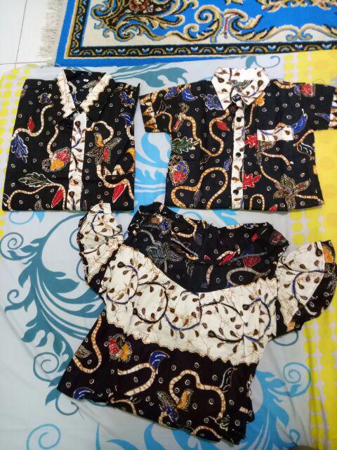 Hem Kemeja Atasan Batik Anak Cowok Laki-laki Daun Jaya