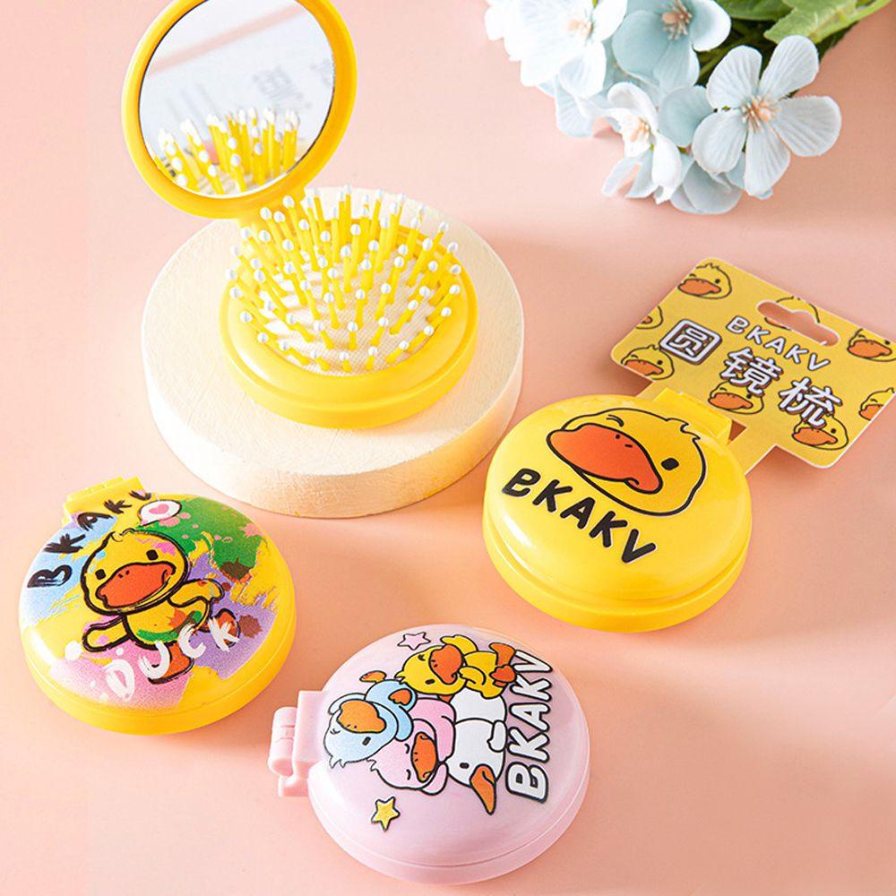 Lanfy Lipat Airbag Sisir Bulat Anak Kids Kecil Air Cushion Kartun Kepala Pijat Gadis Sikat Hairdressing Comb