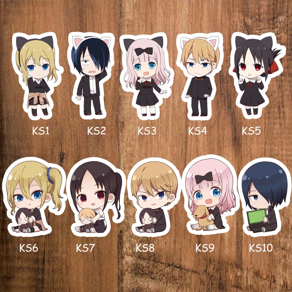 Sticker Stiker Anime Kaguya Sama Wa Kokurasetai Kaguya Sama Love