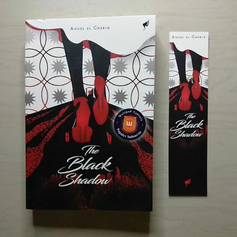 Preloved Novel THE BLACK SHADOW by Angel El Cherid (Original)