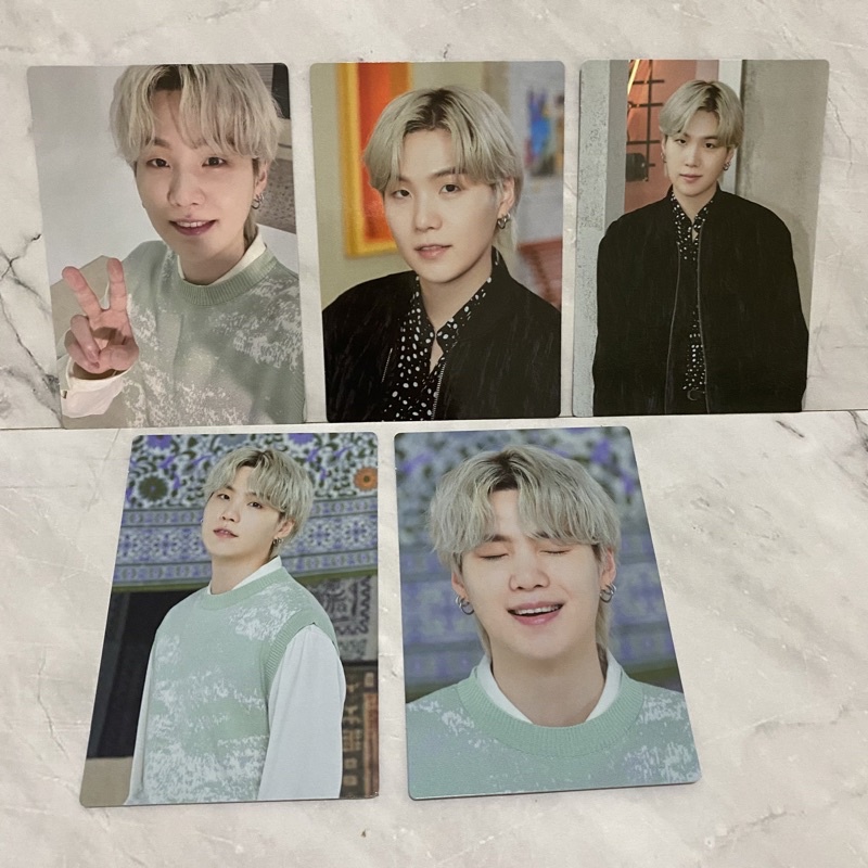 MEMBER FULLSET suga yoongi BTS PTD Seoul Permission to dance Mpc pc mini photocard vol.2 new officia