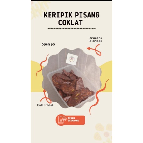 

keripik pisang coklat