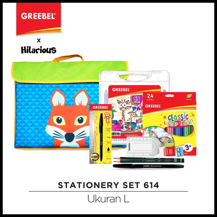 

Daisydooo | Greebel Paket Stationery Map / Tas Set 614 Large