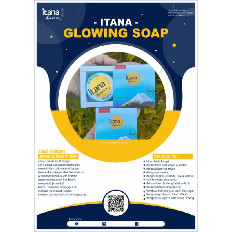 itana japanesse beauty soap sabun itana ori