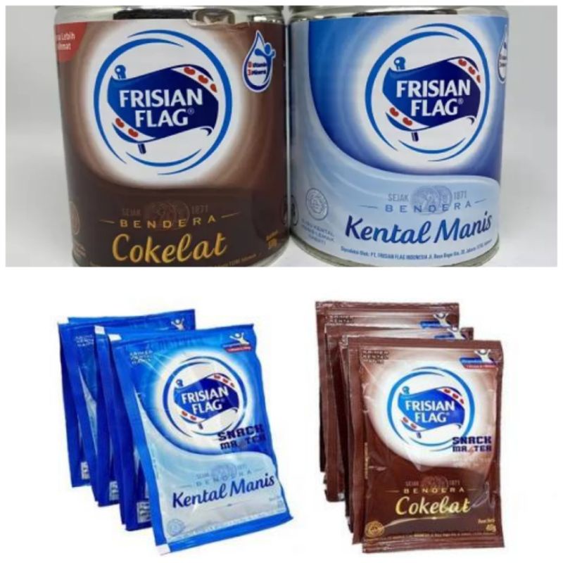 

Frisian Flag Kental Manis SACHET//KALENG