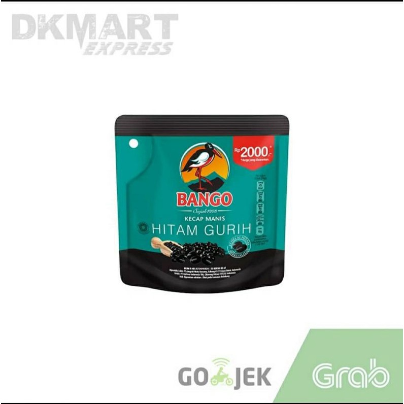 Kecap manis Bango hitam gurih sachet 40 gram bango kecap manis hitam gurih 40gr