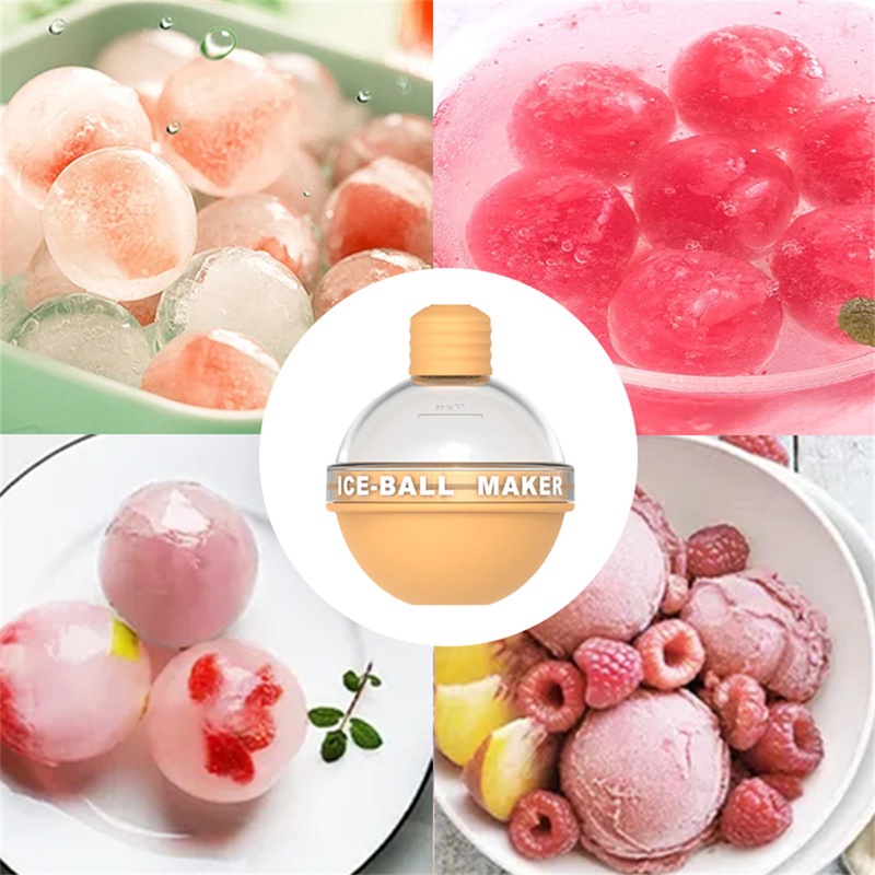 (Buy 1 Get 2) Cetakan Es Loli / Cocktail / Whiskey DIY Bentuk Bohlam Lampu Bahan Silikon Food Grade