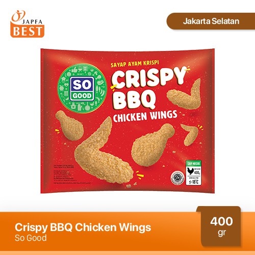 So Good Crispy BBQ Chicken Wings / Sayap Ayam Krispi BBQ 400 gr