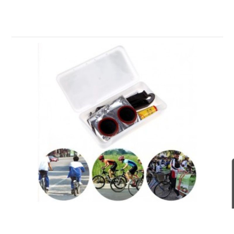 peralatan tambal ban sepeda. tip top tambal ban sepeda