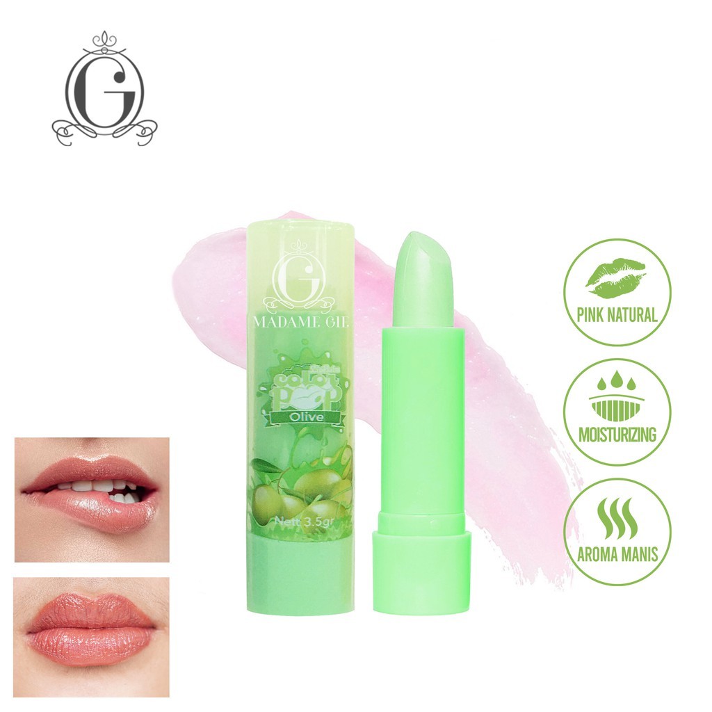 ⭐️ Beauty Expert ⭐️ Madame Gie Color Pop Lip Balm Fruity Series - MakeUp Lip Care