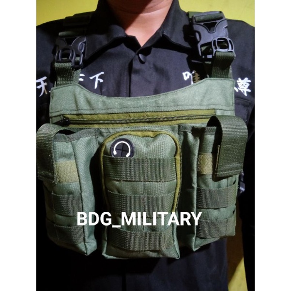 CHEST BAG TAS DADA TACTICAL SPORTY CASUAL TAS ROMPI SERBAGUNA SEPEDA