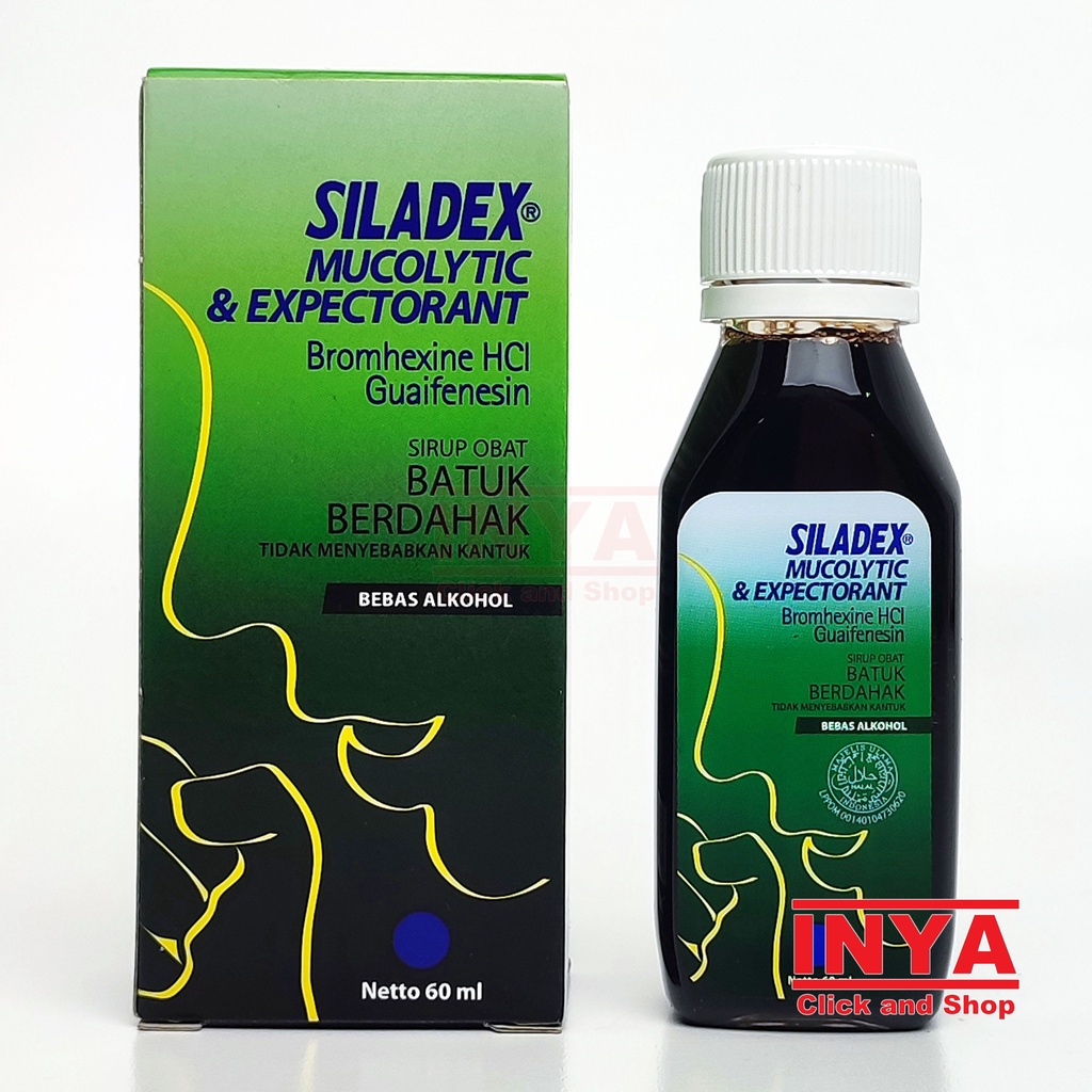 SILADEX MUCOLYTIC &amp; EXPECTORANT BATUK BERDAHAK 60ml - Obat Batuk