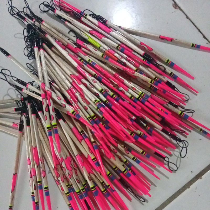 pelampung jarum ikan mas 10cm per 1 kodi