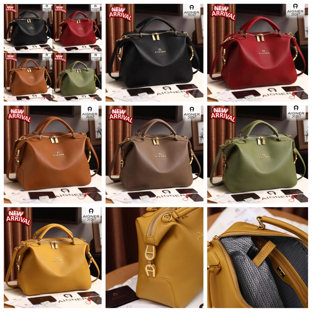 Super Deal Jp 20267 Aigner Roma Handtasche Gleeneagle Modeling Handbags A Grained Cowhide 20267