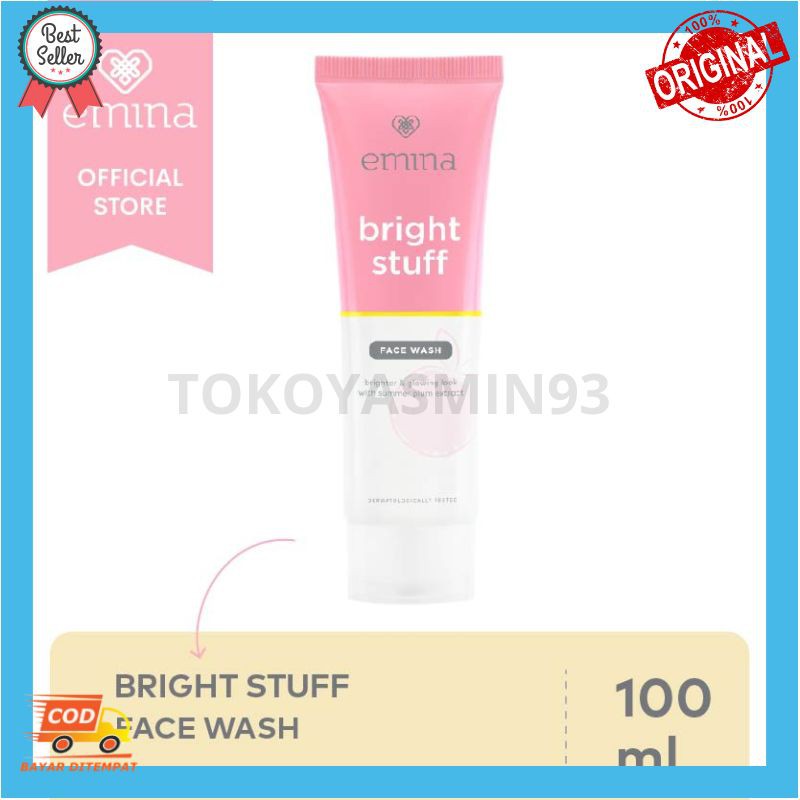 Emina Bright Stuff Face Wash 100 ml Murah