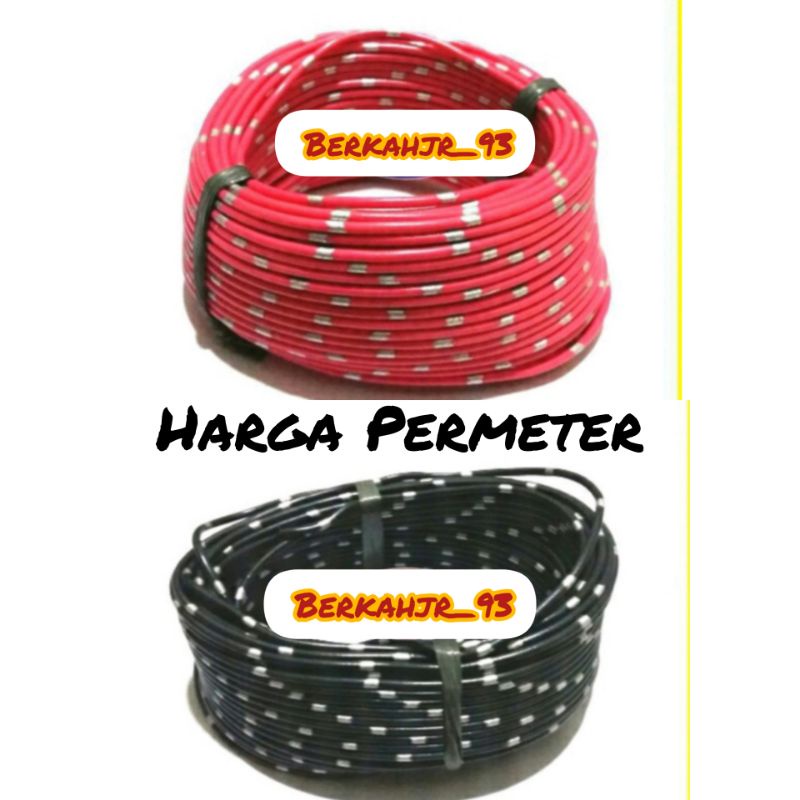 Kabel Bintik Serabut / Kabel Body UK 0,5 mm Kelistrikan Motor & Mobil