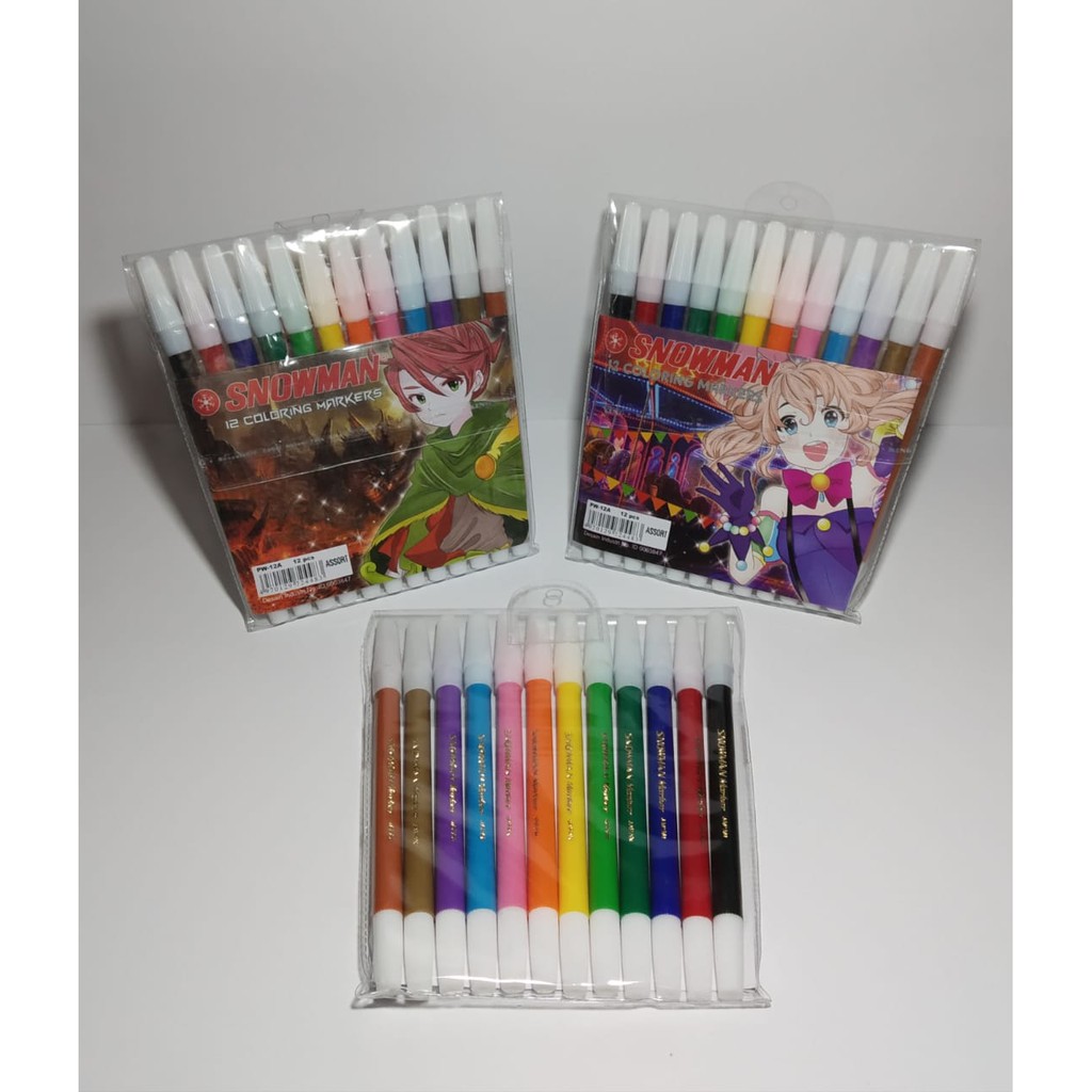 

Spidol Snowman 12 warna