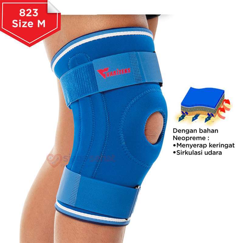 Variteks Ortopedi Sanayi Knee Brace Spiral Stays 823 Size M / Penyangga Lutut