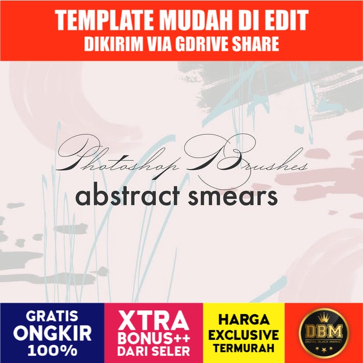 Abstract Smears Ps Brushes