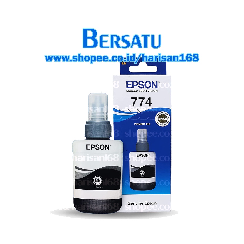 Tinta Epson T 774 /T 7741 ∭ Black Pigment Original New M100 M105 M200 M205 L655 L1455 ♕ L0 SF Q1