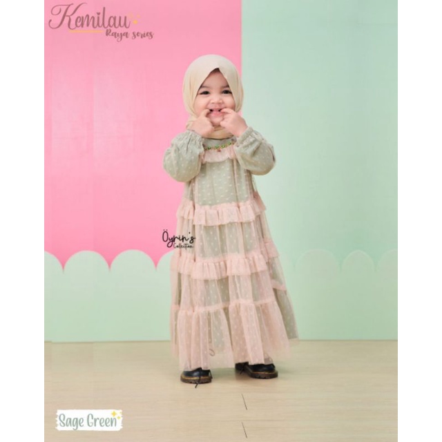 KEMILAU RAYA OYRINS | Gamis Anak Balita Bayi Perempuan Oyrins-2