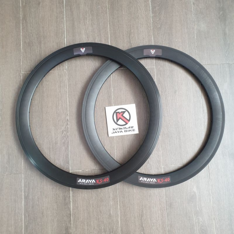 Rim / Velg 20 x 1.3/8 (451) 28H Araya KS40 Black