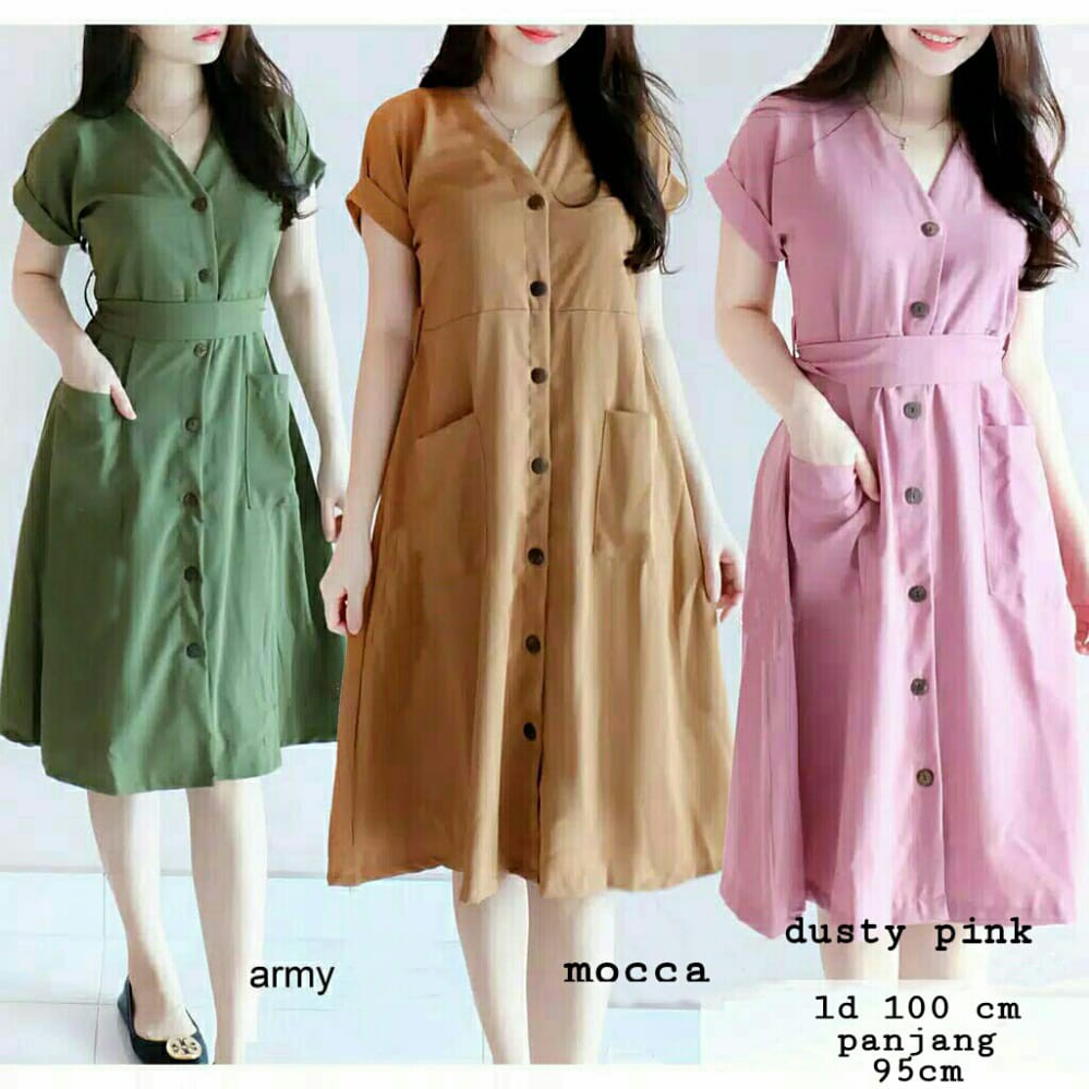 DRESS CLARISA / DRESS BUSUI / DRESS WANITA