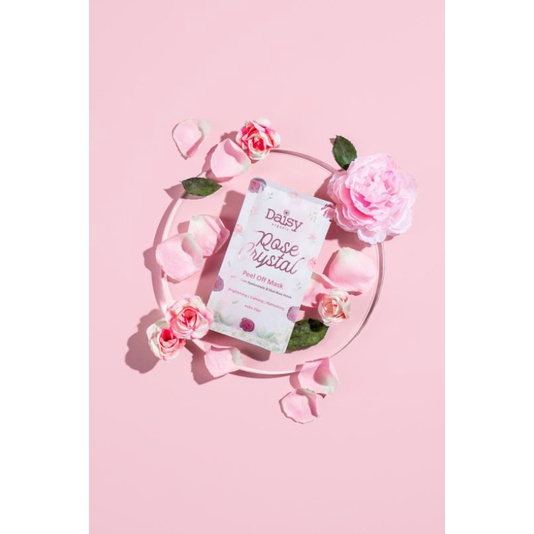 Daisy rose crystal peel off mask NEW PRODUCT MASKER PEEL OFF DAISY 25gr BPOM
