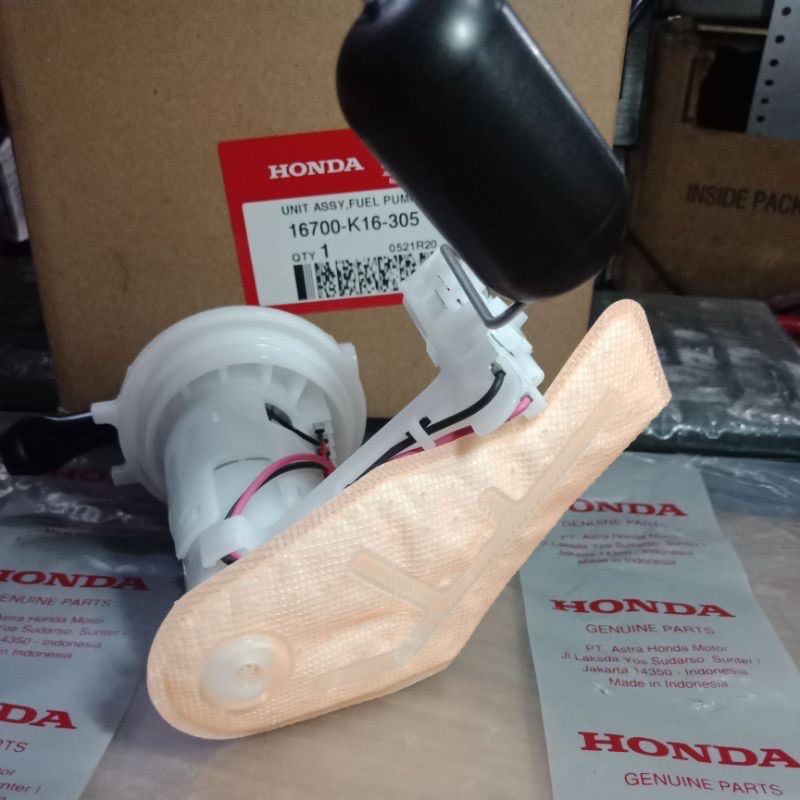 FUELPUMP FUL PUMP PAM FULPUMP POMPA BENSIN INJEKSI BEAT Fi SCOOPY FI ESP ORI ASLI HONDA K16