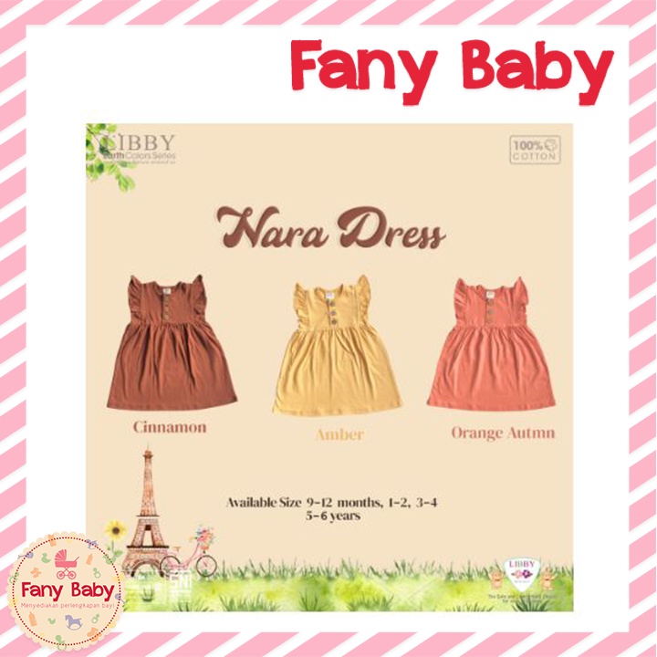 LIBBY NARA DRESS EARTH COLOUR