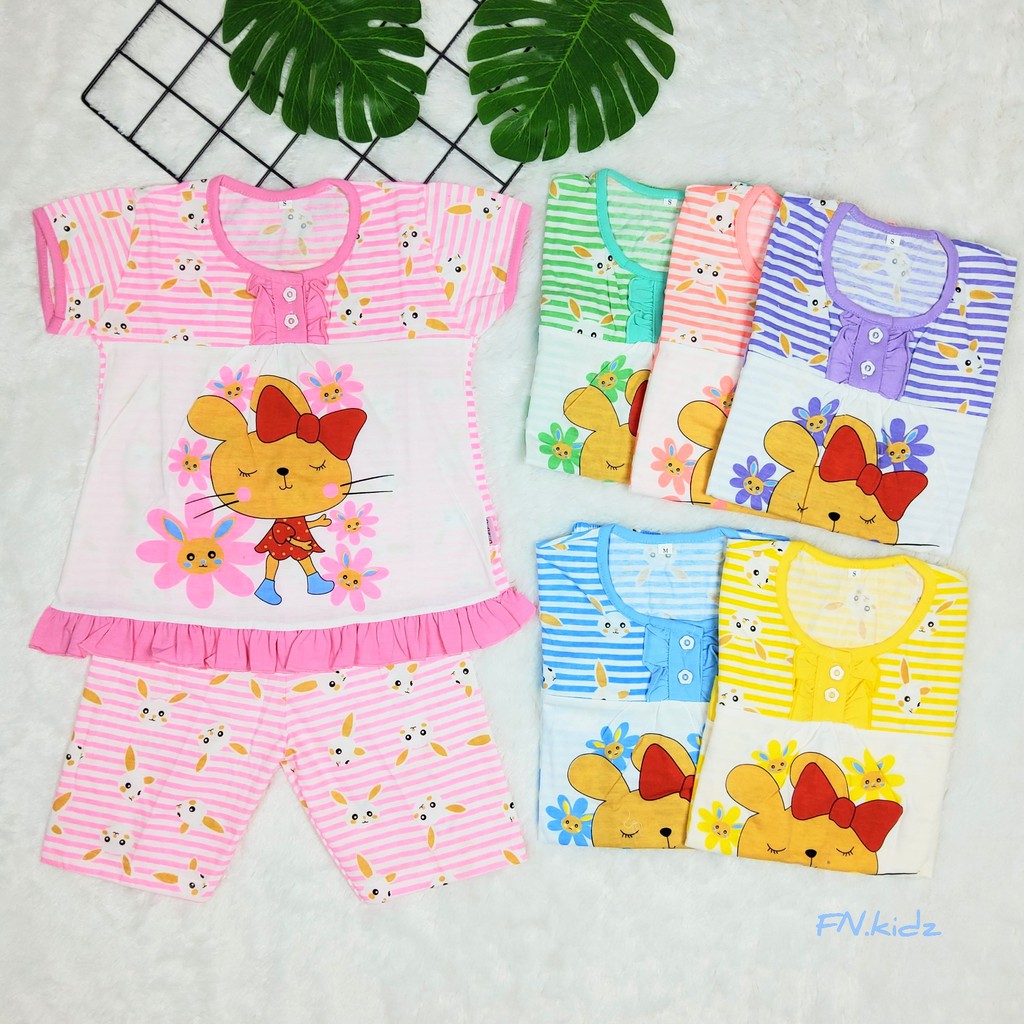 Baju Tidur Anak Perempuan / Setelan Anak 2-8 Tahun