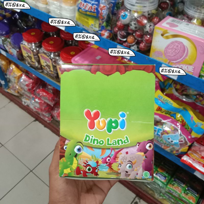 

Yummer l Permen Yupi Dino land 1 Box