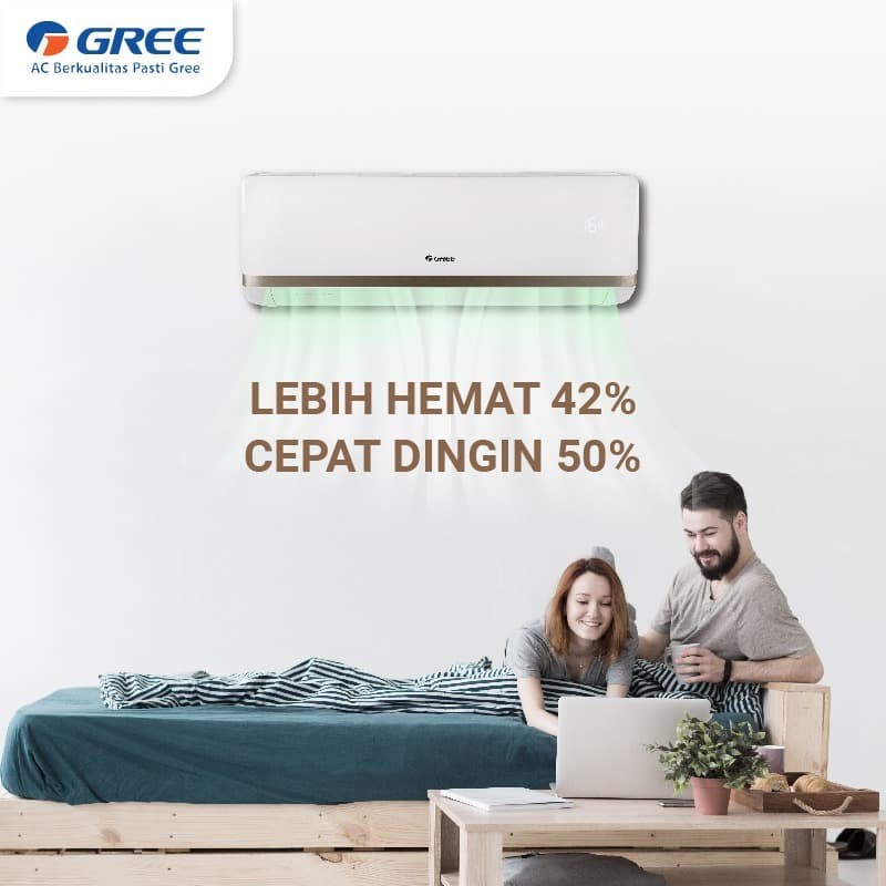 AC GREE GWC-0505CSS COMBO SPLIT INVERTER[2 INDOOR 1/2PK+1/2PK&amp;1 OUTDOOR UNIT ONLY]