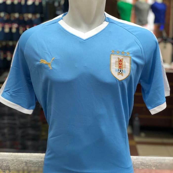 JERSEY BOLA URUGUAY HOME COPA AMERICA 2019 GRADE ORI import