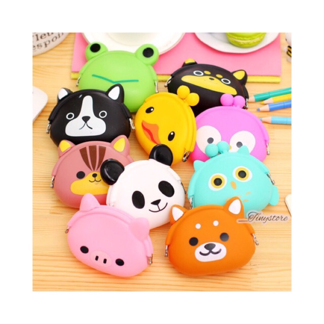[ _TS ] DOMPET KOIN SILIKON | DOMPET MINI LUCU | COIN POUCH DOMPET KOIN KARAKTER | DOMPET KOIN UNIK