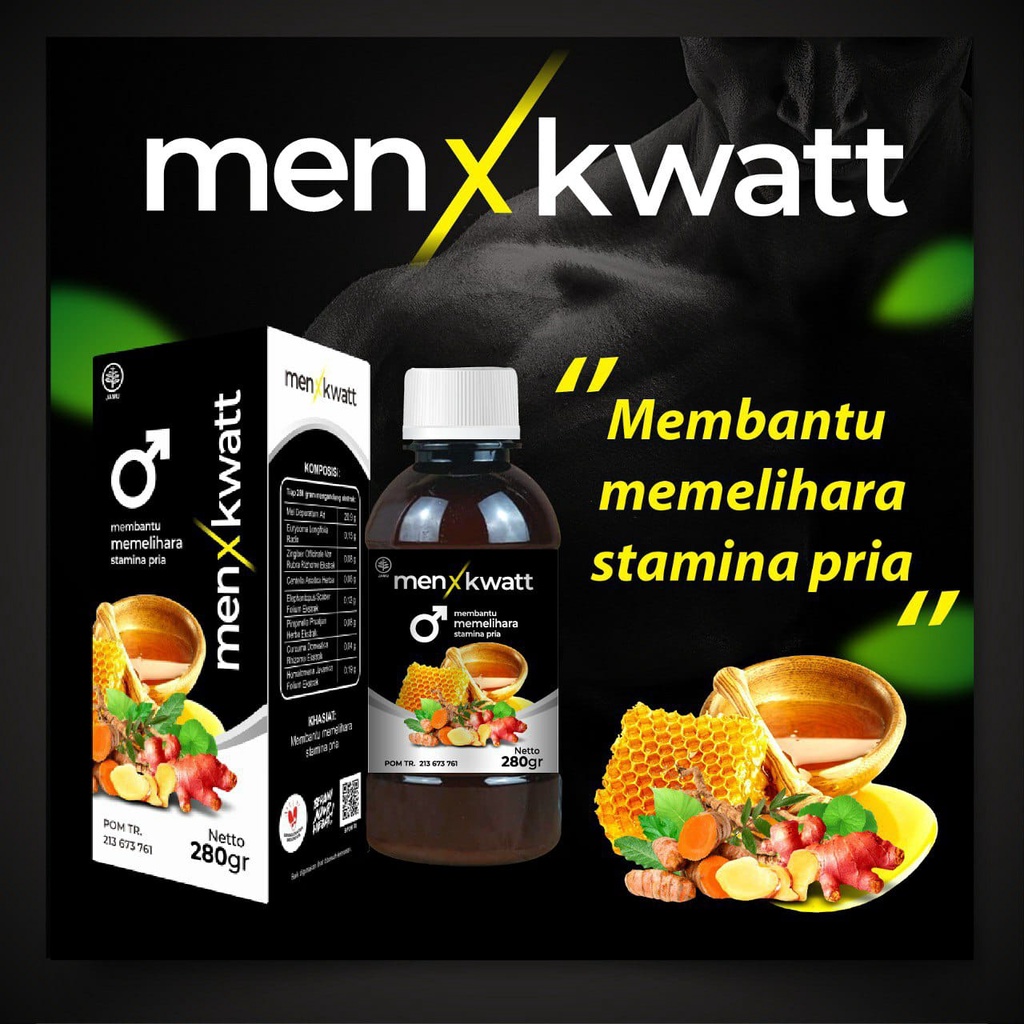Madu Men x Kwatt - Madu Stamina Pria - ManxKwatt Untuk Menguatkan Libido dan Ereksi