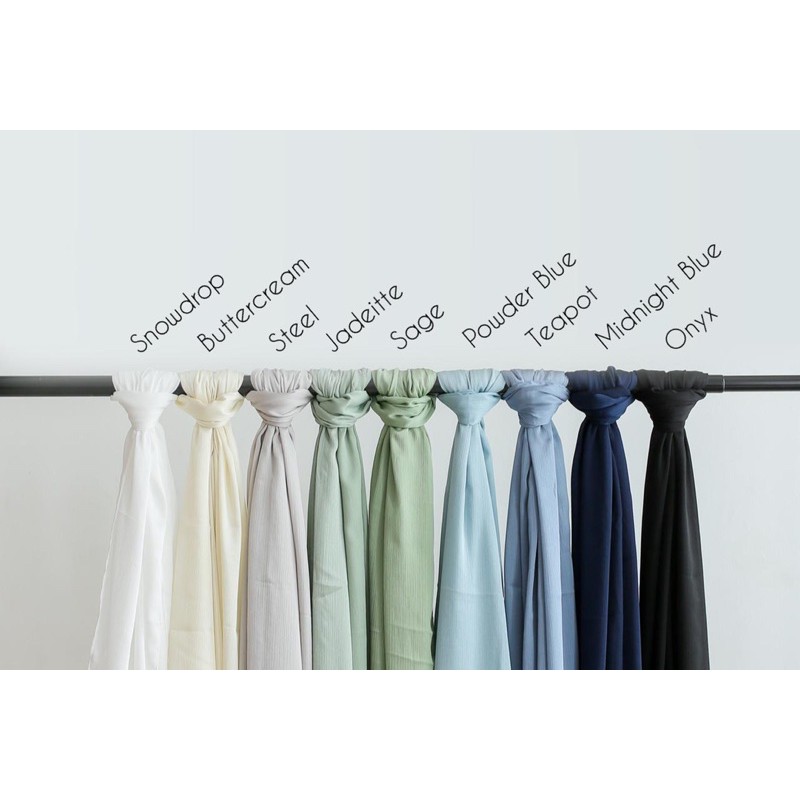 DEFECT SALE Allure textured silk pashmina & mini pleated shawl-3