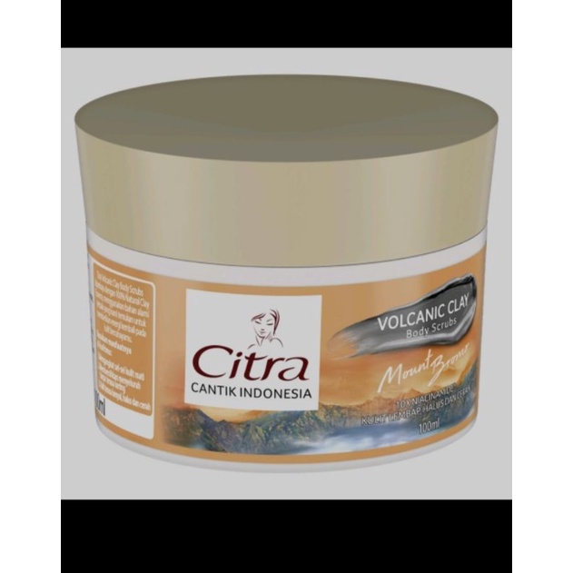 citra volcanik clay body scrub 100ml