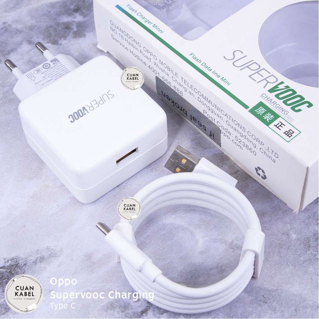 CHARGER OPPO SUPER VOOC TYPE C - OPPO SUPER VOOC TYPE C CHARGER