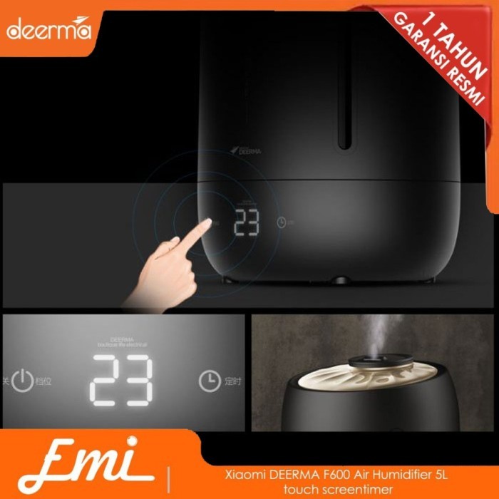 DEERMA Air Humidifier Ultrasonic Large 5L Touch Screen Version F600