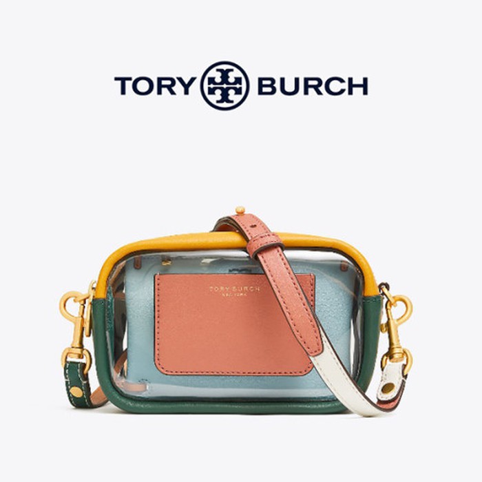 tory burch perry clear mini bag