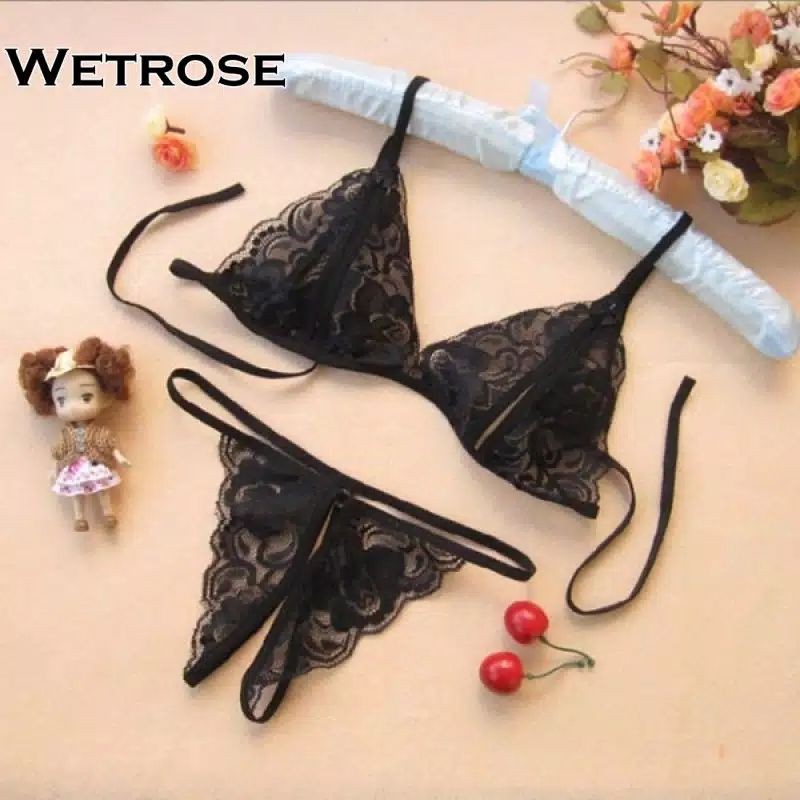 Set Bra Lingerie G-string Untuk Wanita / bikini set