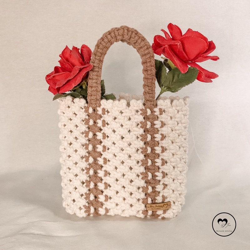 Jasmine bag | macrame bag/macrame hand bag/tas macrame/tas makrame /tas tangan makrame/tas korea/min