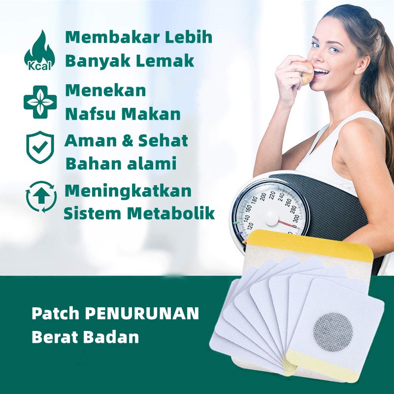 【O'RANLLE】ORIGINAL KOYO PELANGSING SLIM PATCH Pembakar Lemak Obat Pelangsing Badan 10PCS Stiker Pusar Obat Cina Patch Pelangsing Detox Penurunan