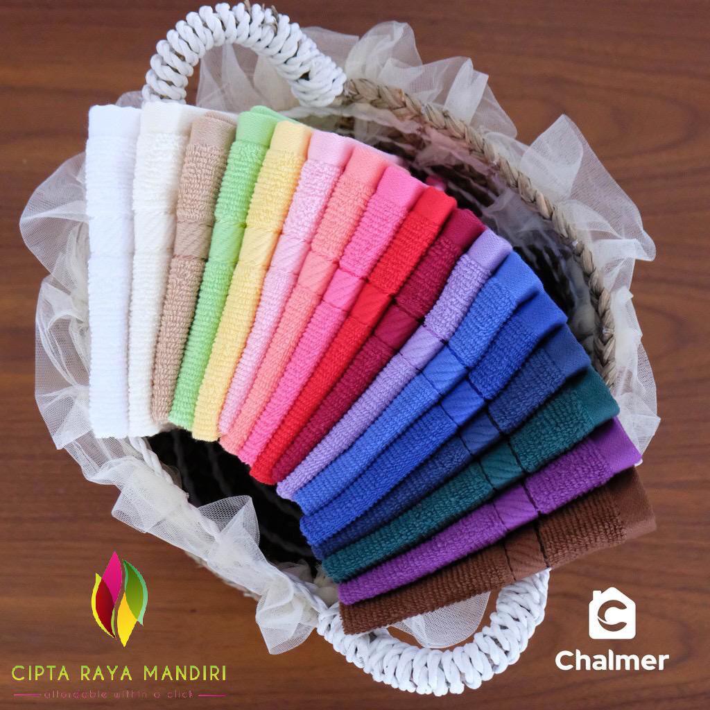 Handuk Chalmer 30 x 30 cm Sapu Tangan Handuk Tangan Handuk Muka Handuk Wajah