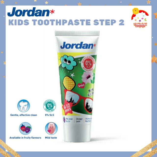 Jordan Toothpaste Step 2 New Permanent Teeth 75gr