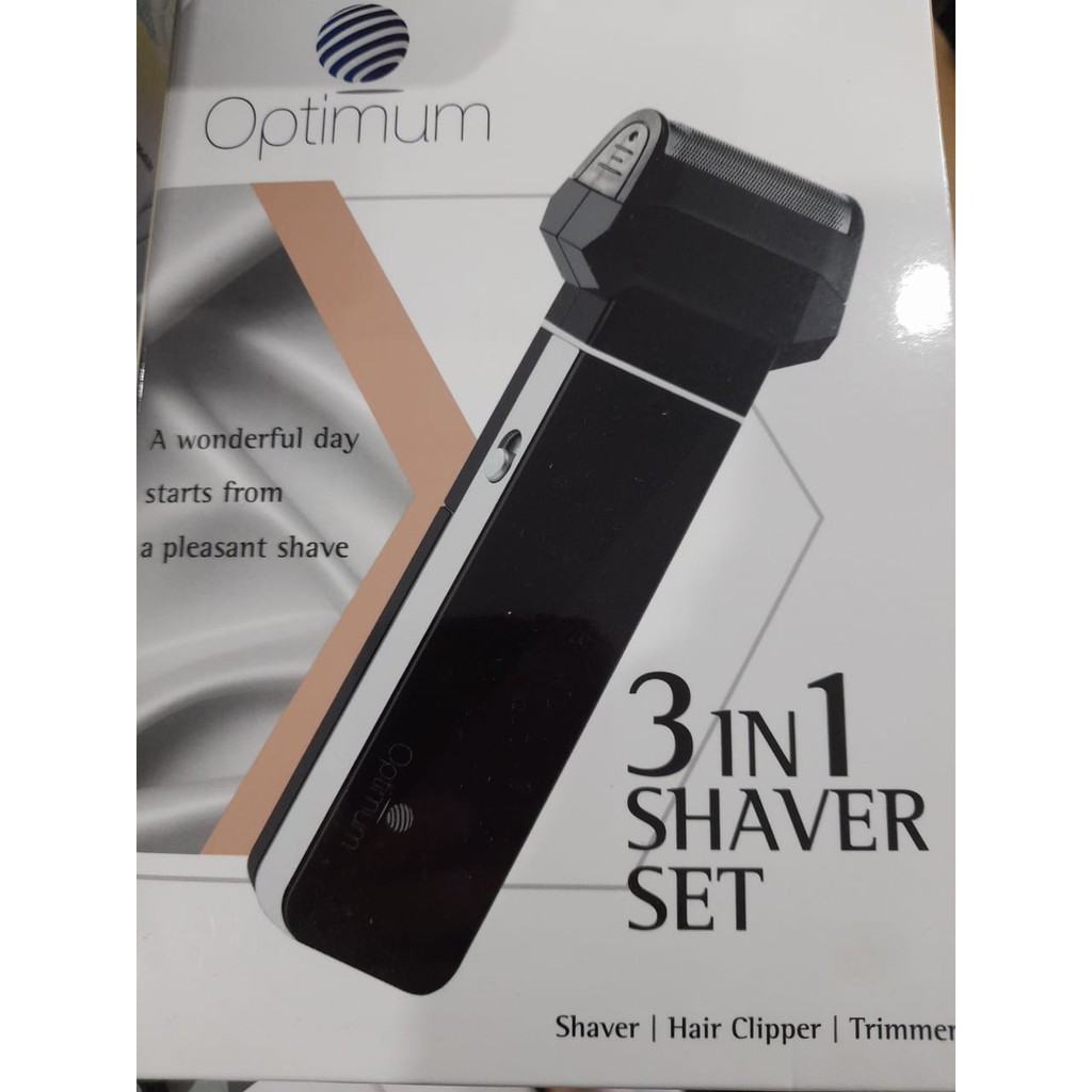 

Optimum Shaver Set 3 In 1